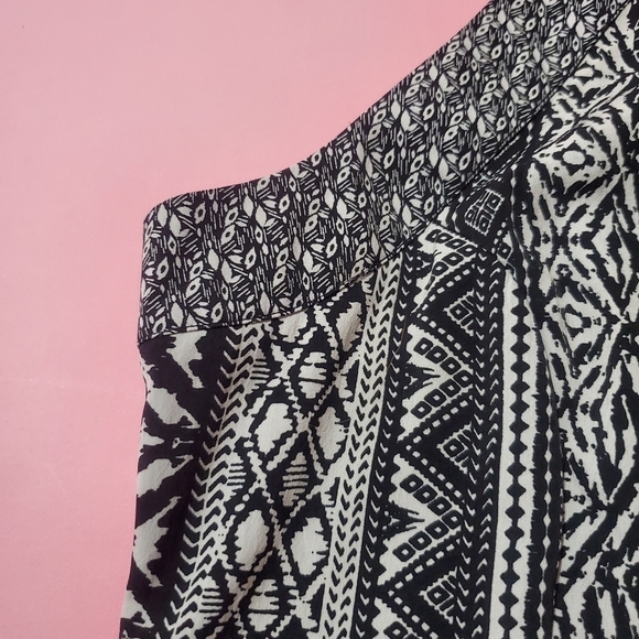 American Eagle Outfitters Black And White Print Summer Dress - Picture 2 of 12